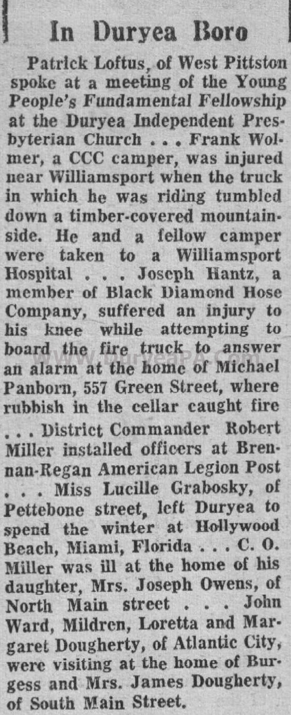 Duryea Pennsylvania Historical Homepage